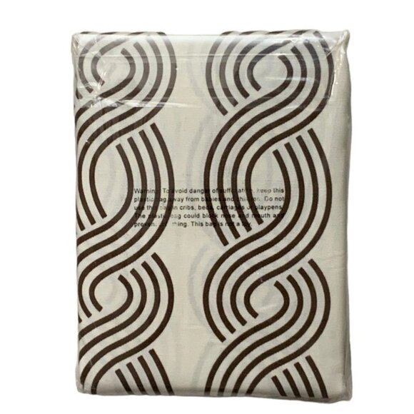 PAIRS to Go Curtain Panels Zaya Neutral Chocolate Brown 2 Panel Set 56 X 84 in - Picture 5 of 13